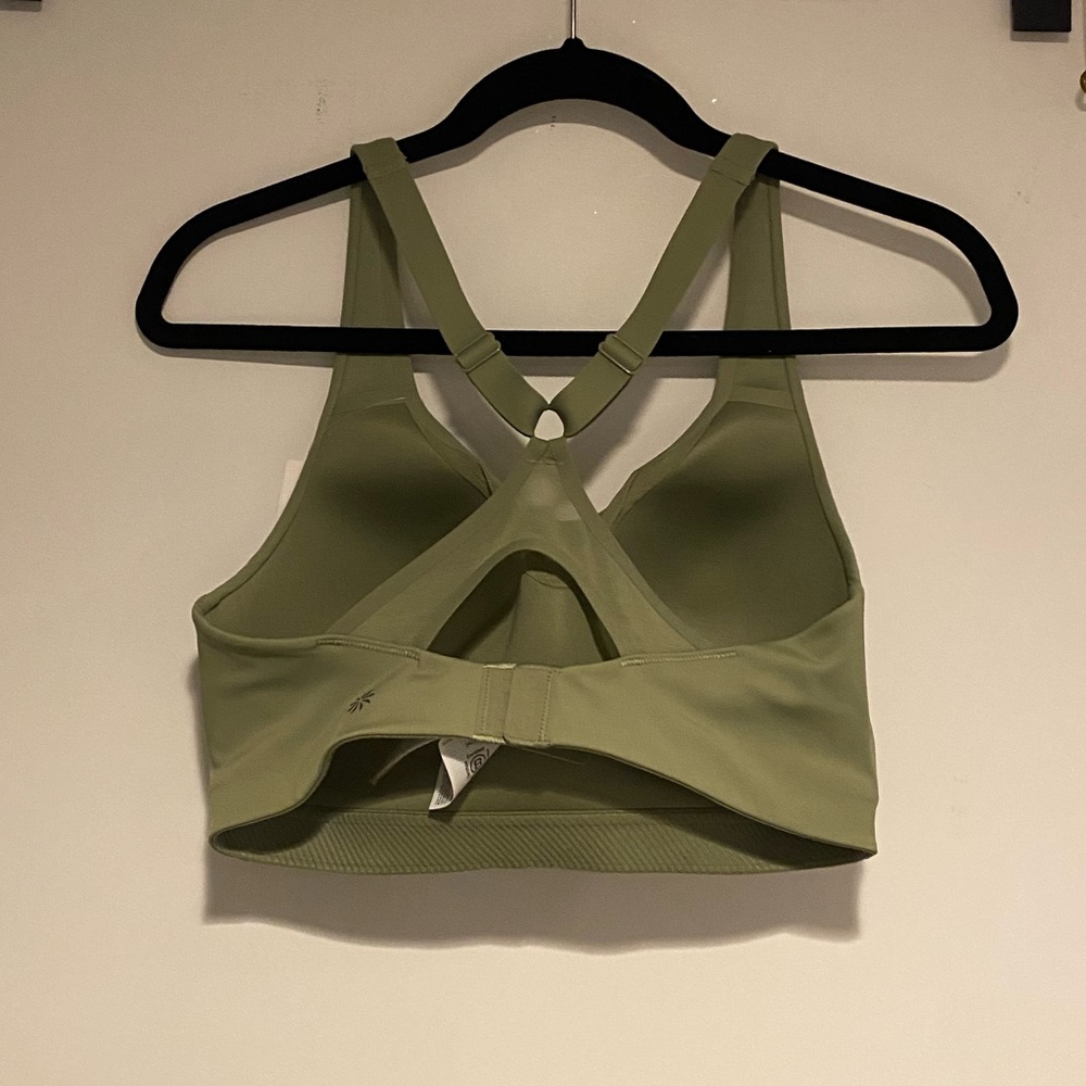NWT 34DD Athleta Women’s Sports Bra Advance Bra Sage Green B-G High Impact - Picture 6 of 10
